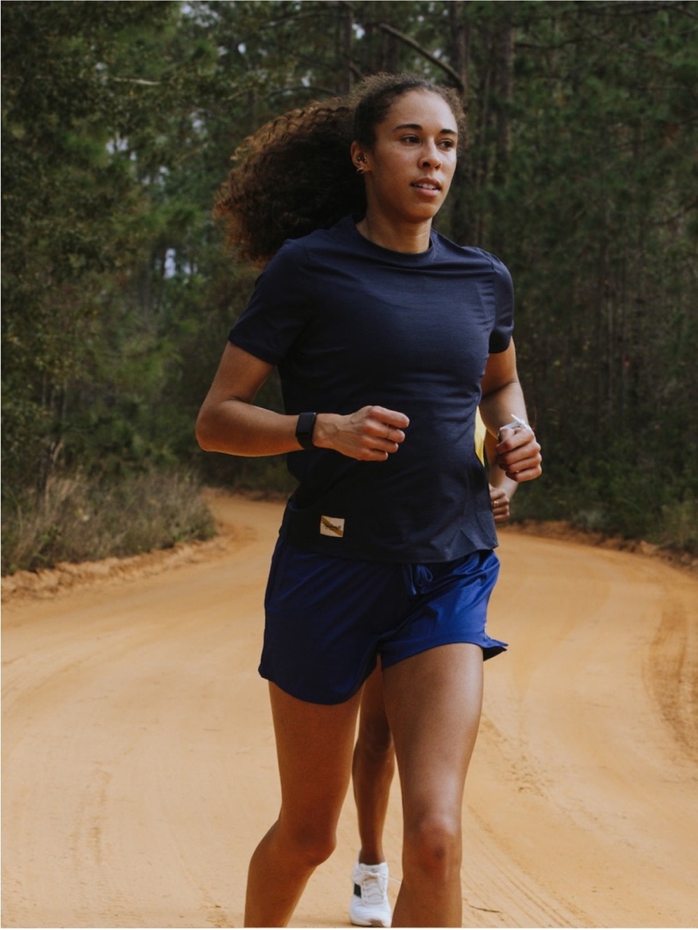 Tracksmith Navy Athletic Tee Women’s Large